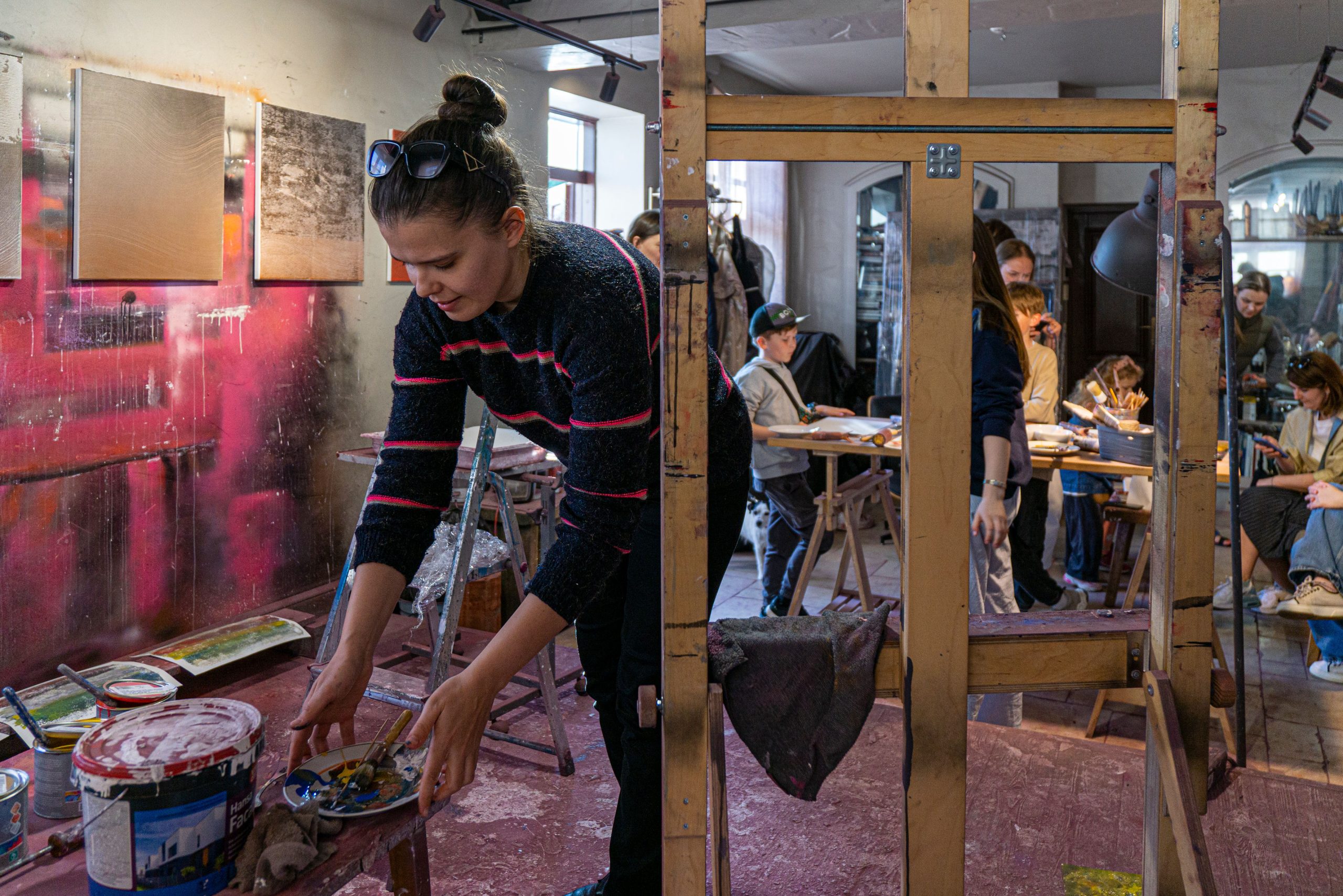 Atviros menininkų dirbtuvės, mokymai, diskusija ir performansas